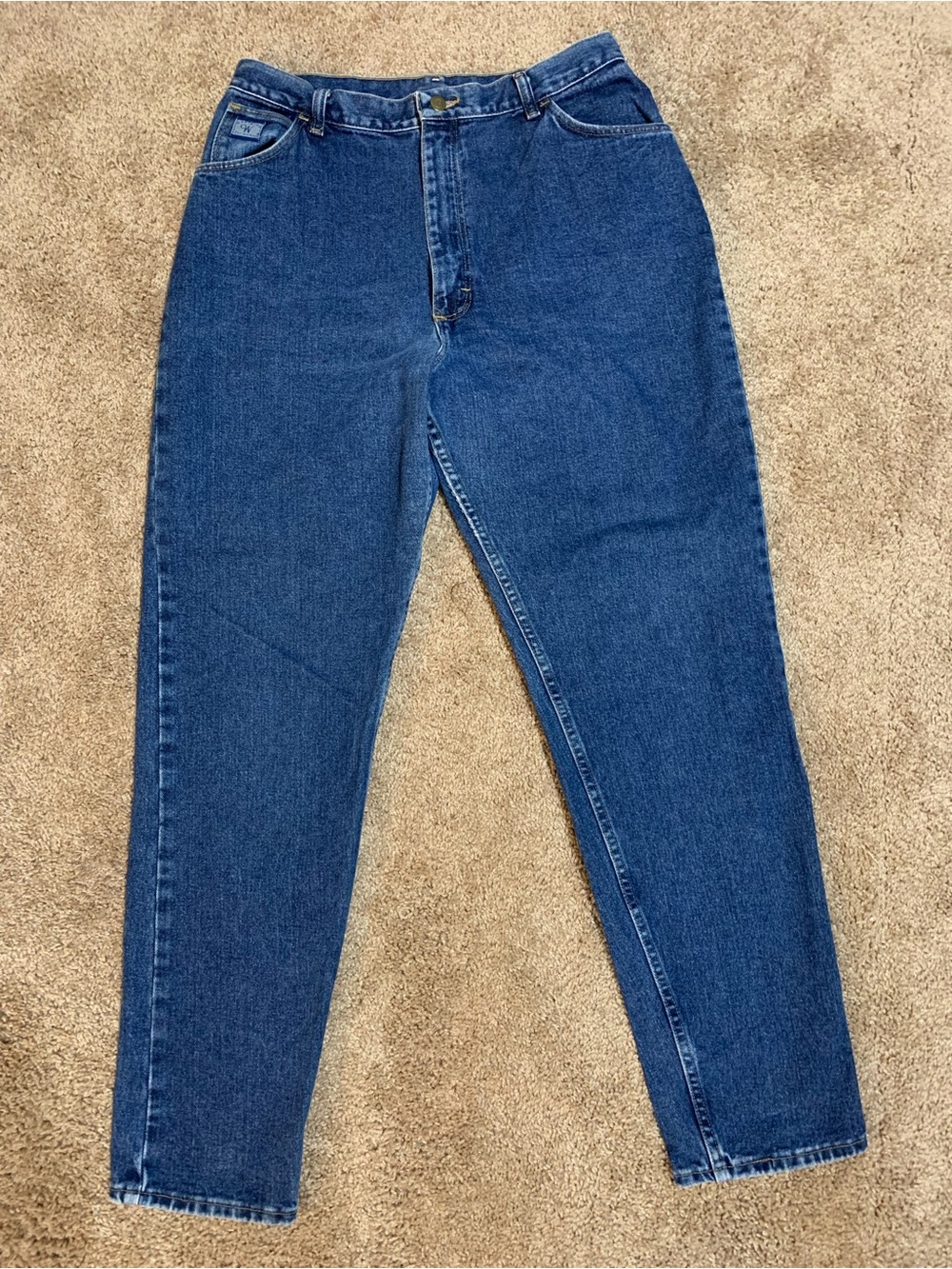 Vintage Wrangler Mom jeans High-Rise Women's Blue Denim Jeans